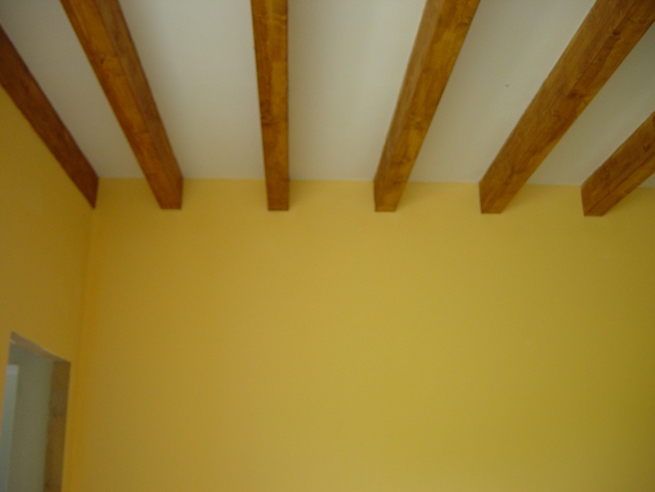 realizzazione soffitti legno cemento